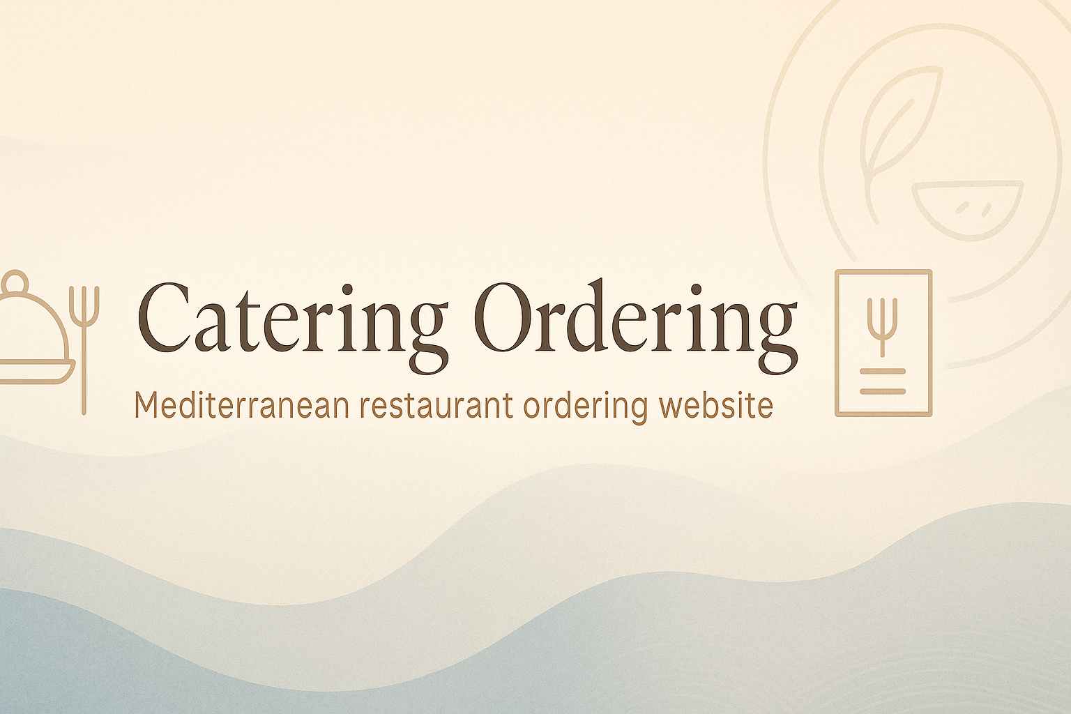 Catering Ordering